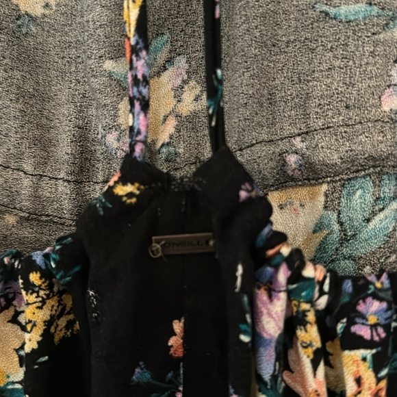 O'Neill Alta Floral Print Open Back Minidress - Picture 5 of 6